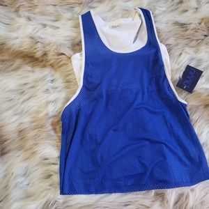 Mesh Tank with Strappy Bralette